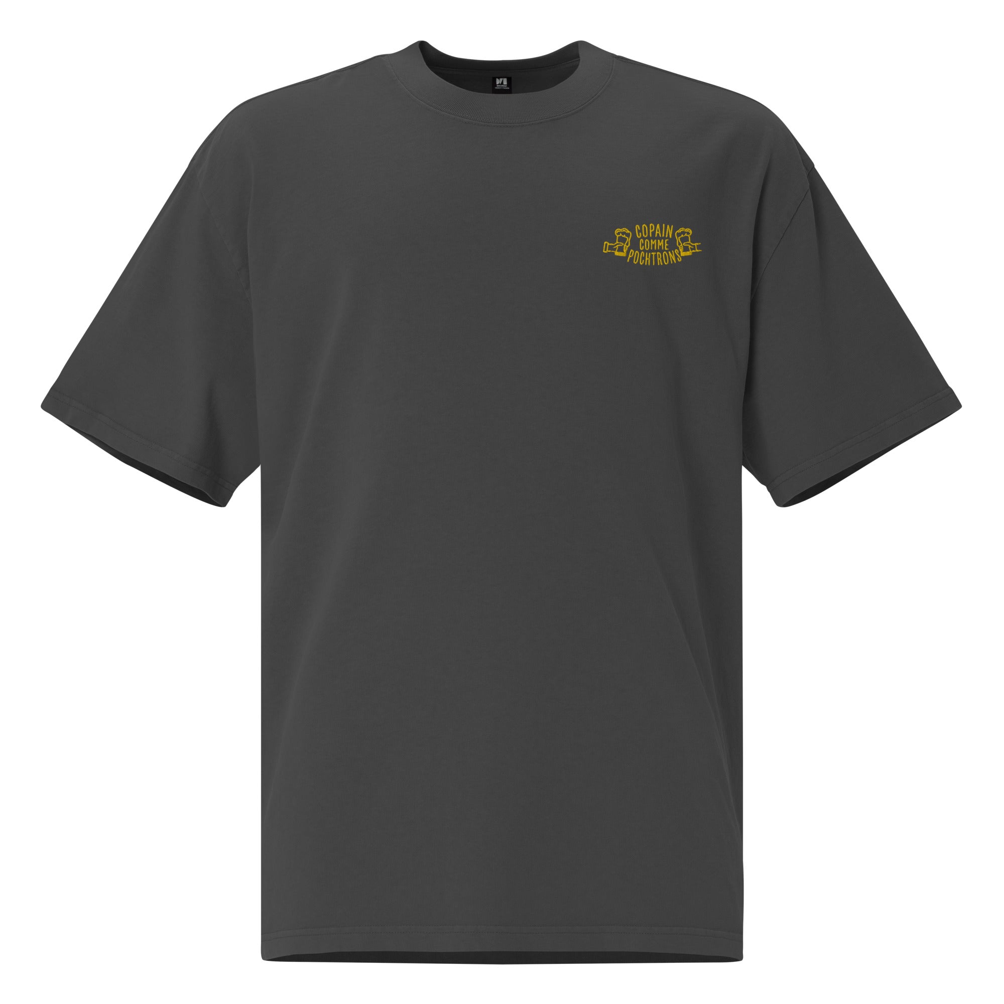 Copain comme pochtrons - T-shirt oversize délavé - Brodé