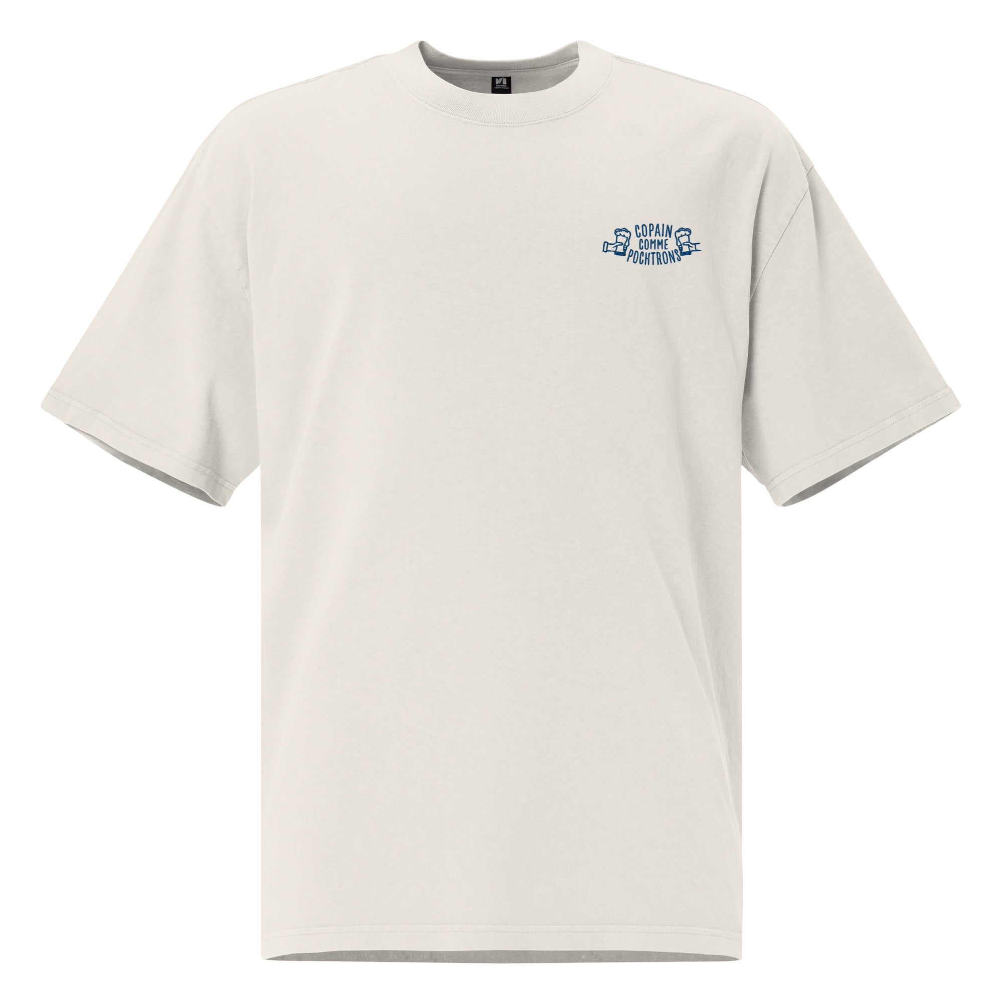 Copain comme pochtrons - T-shirt oversize délavé - Brodé