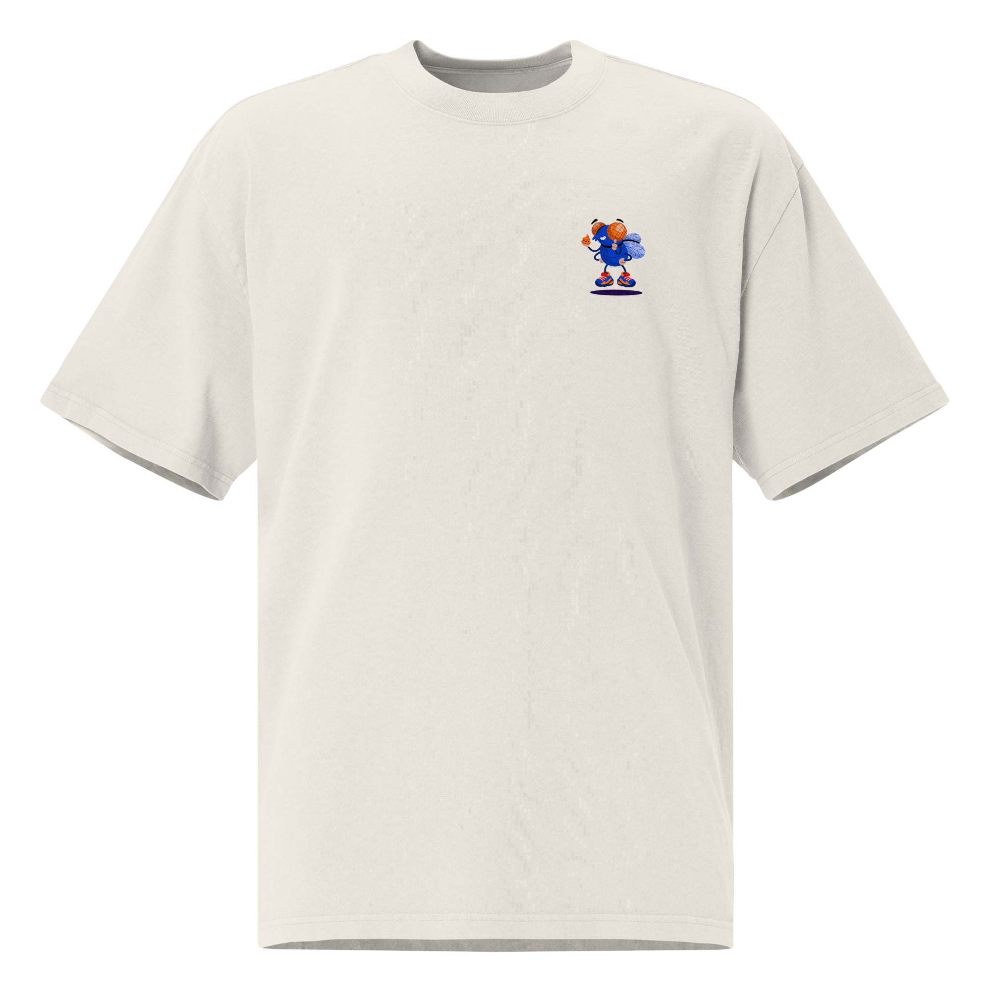 Zebi la Mouche - T-shirt oversize délavé - Coeur et Dos
