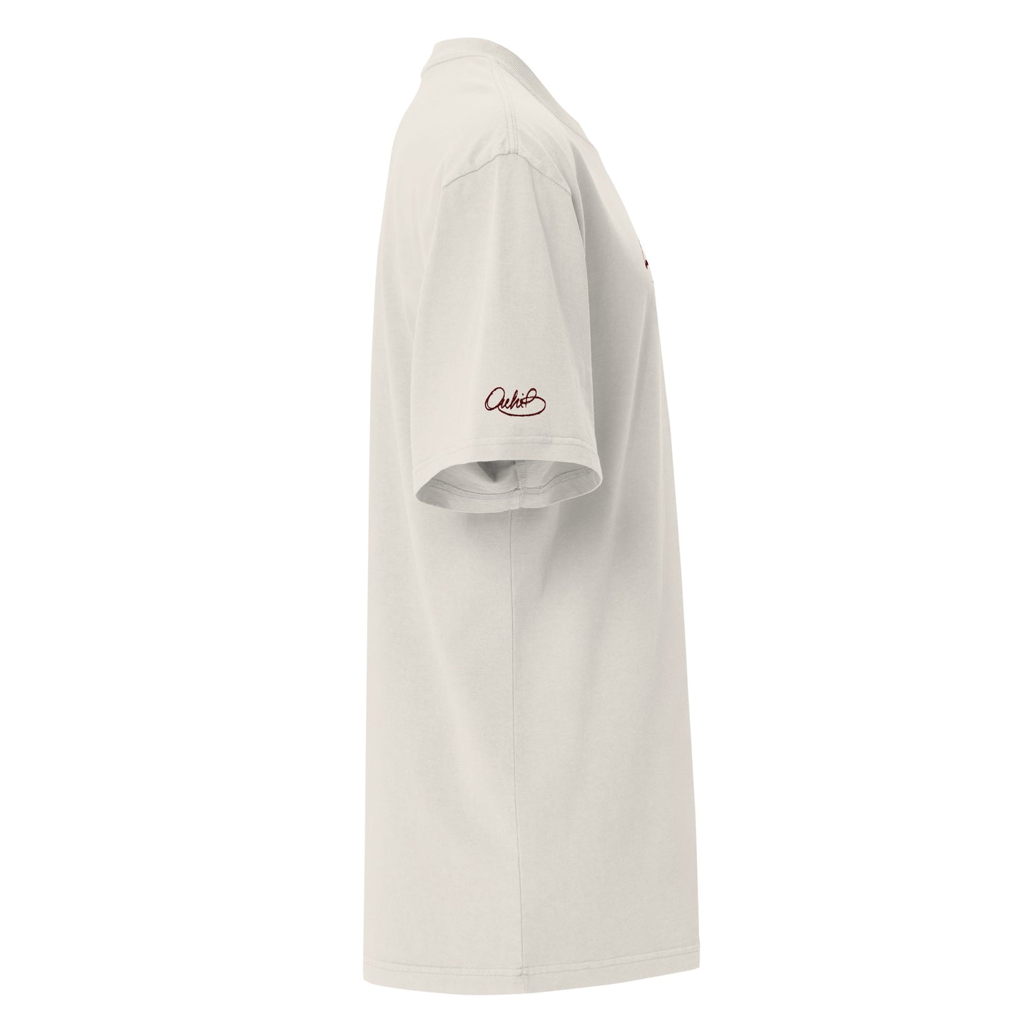 Coeur de Pik - OuhiB - T-shirt oversize délavé - Brodé centre et manche