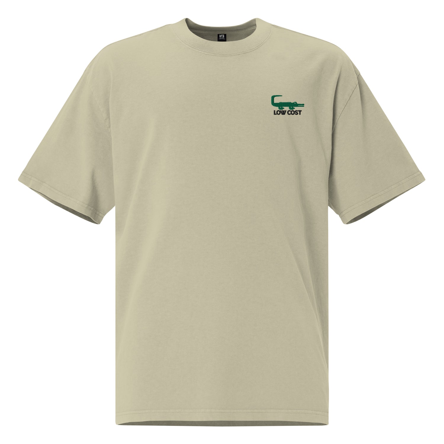 Lowcost - T-shirt oversize délavé - Brodé