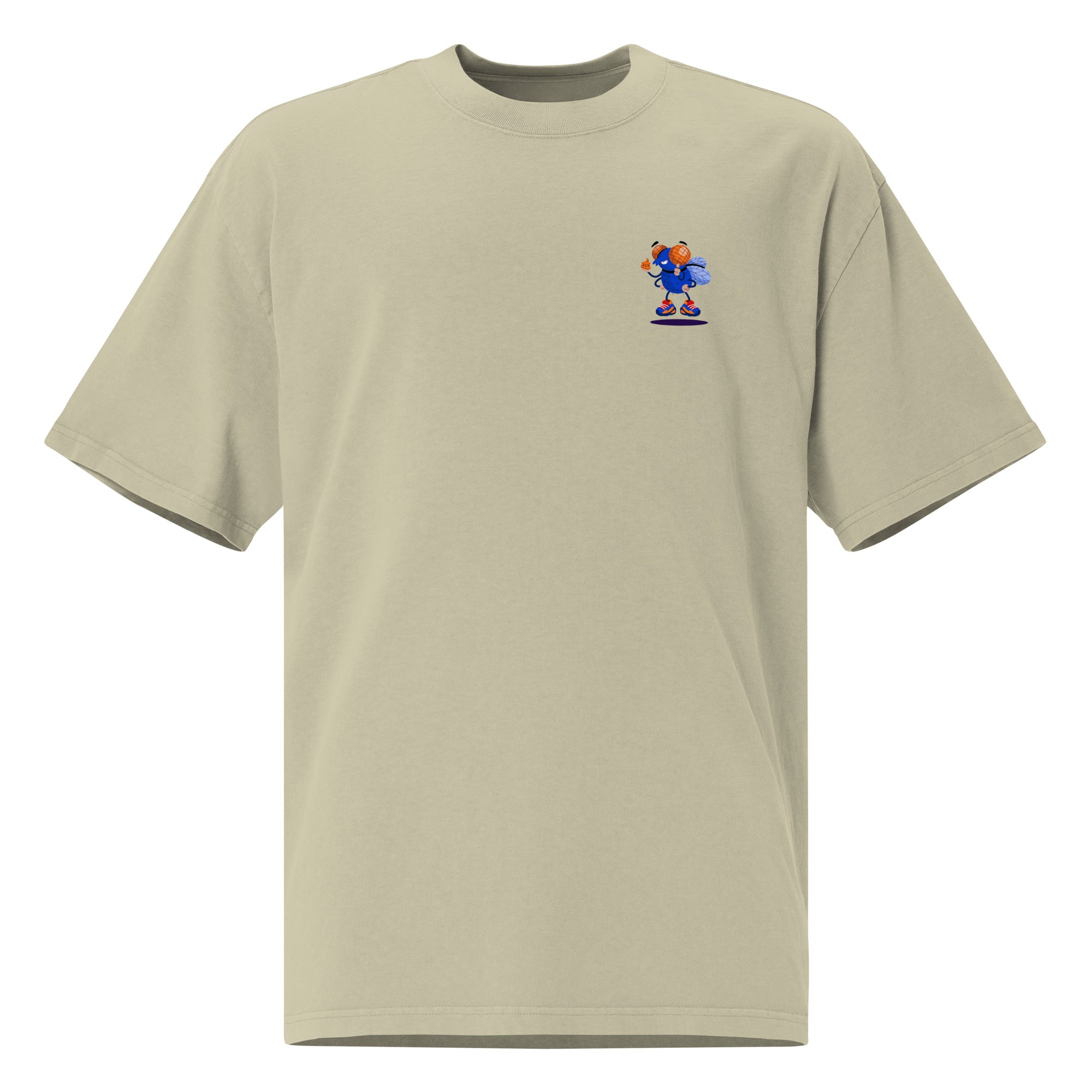Zebi la Mouche - T-shirt oversize délavé - Coeur et Dos