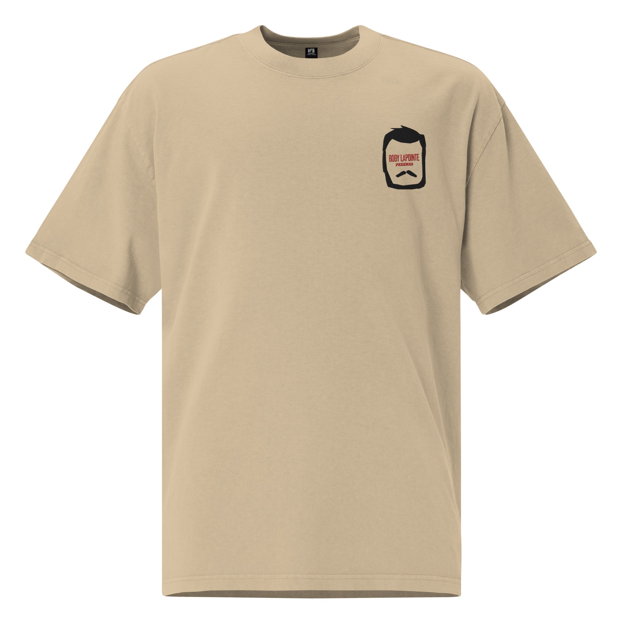 Boby Lapointe - Santiago Bará - T-shirt oversize délavé - Brodé