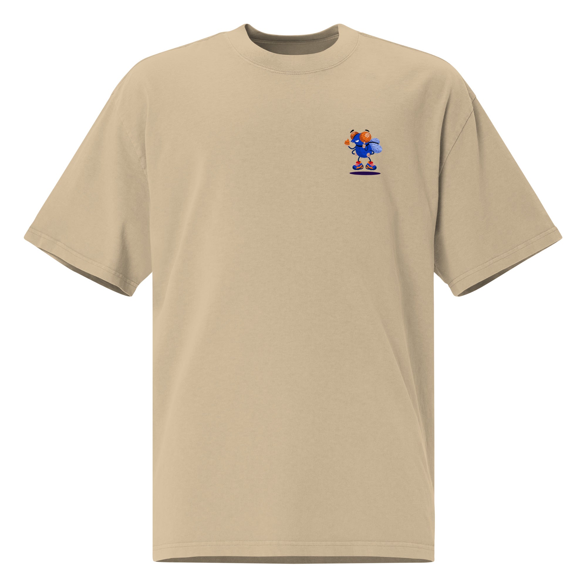 Zebi la Mouche - T-shirt oversize délavé - Coeur et Dos