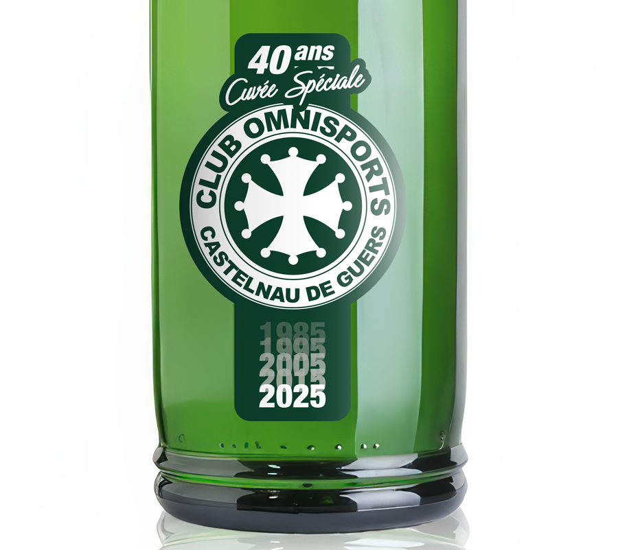 Etiquette de vin Cuvée spéciale COC 40ans