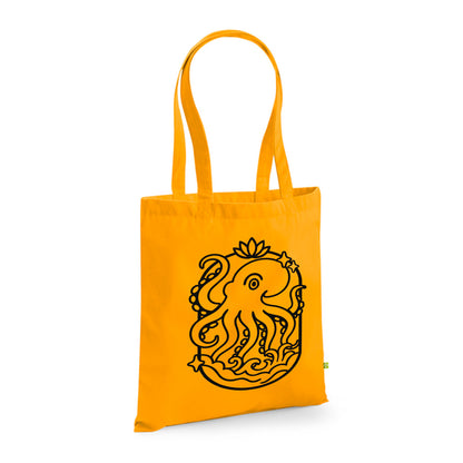 Poulpe - Ma Carpette - Tote Bag en coton bio à piquer
