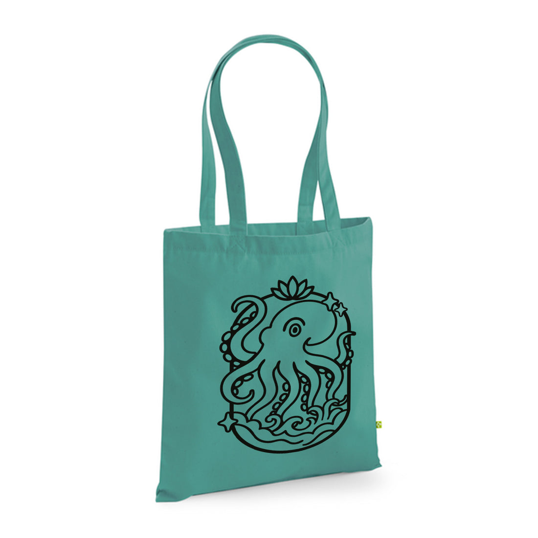 Poulpe - Ma Carpette - Tote Bag en coton bio à piquer