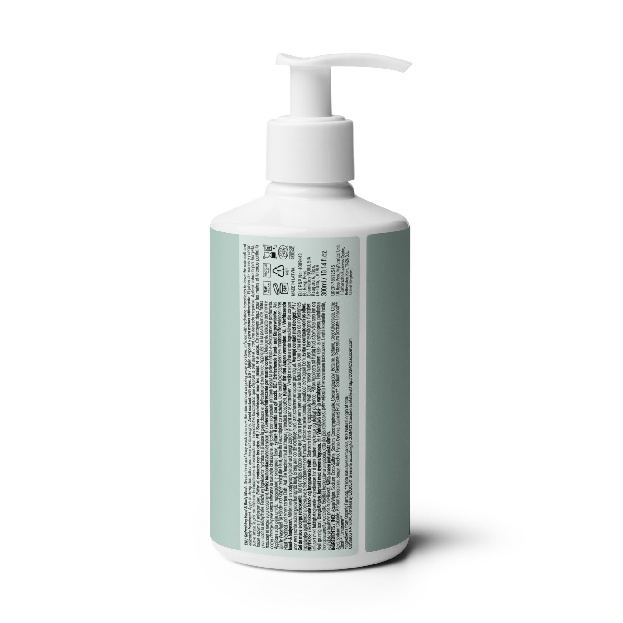 Copain parfait - Nettoyant rafraîchissant pour les mains et le corps