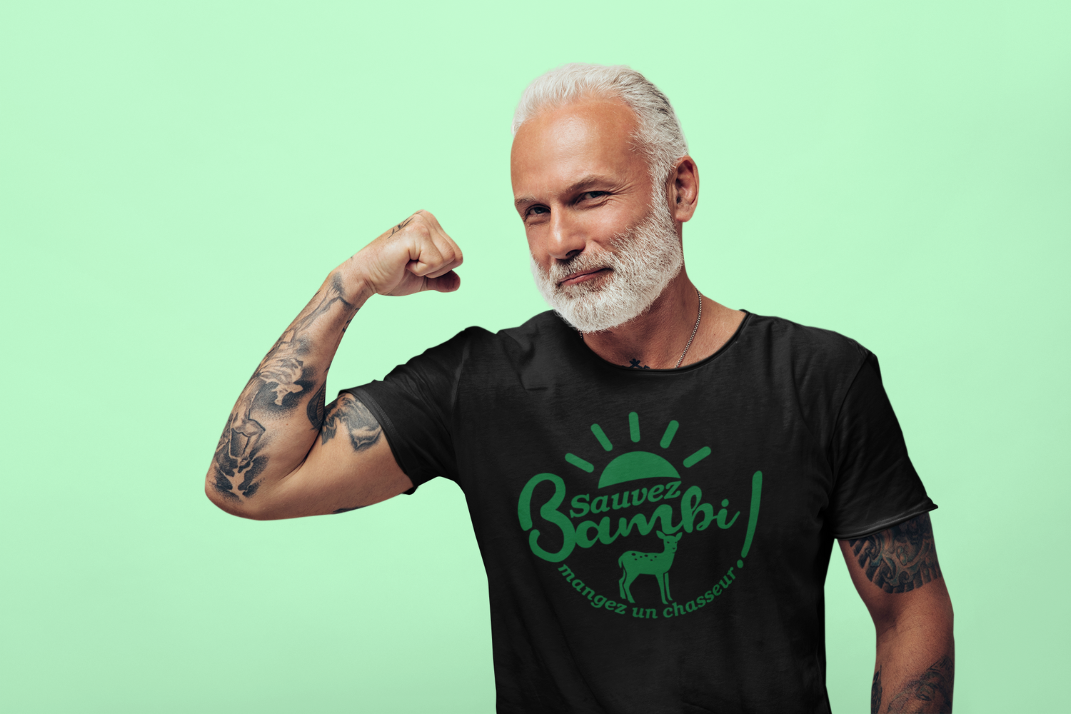 Sauvez Bambi - T-shirt unisexe en coton biologique