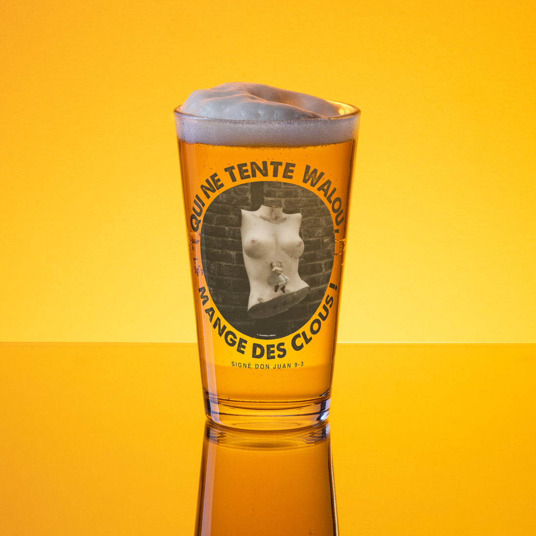 Jonathan abbou - Verre à pinte Clous