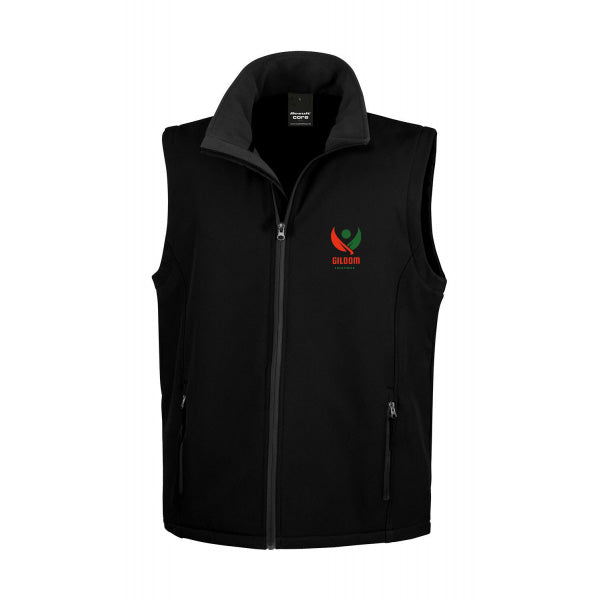 GILDOM - Veste softshell sans manche - Brodé Coeur