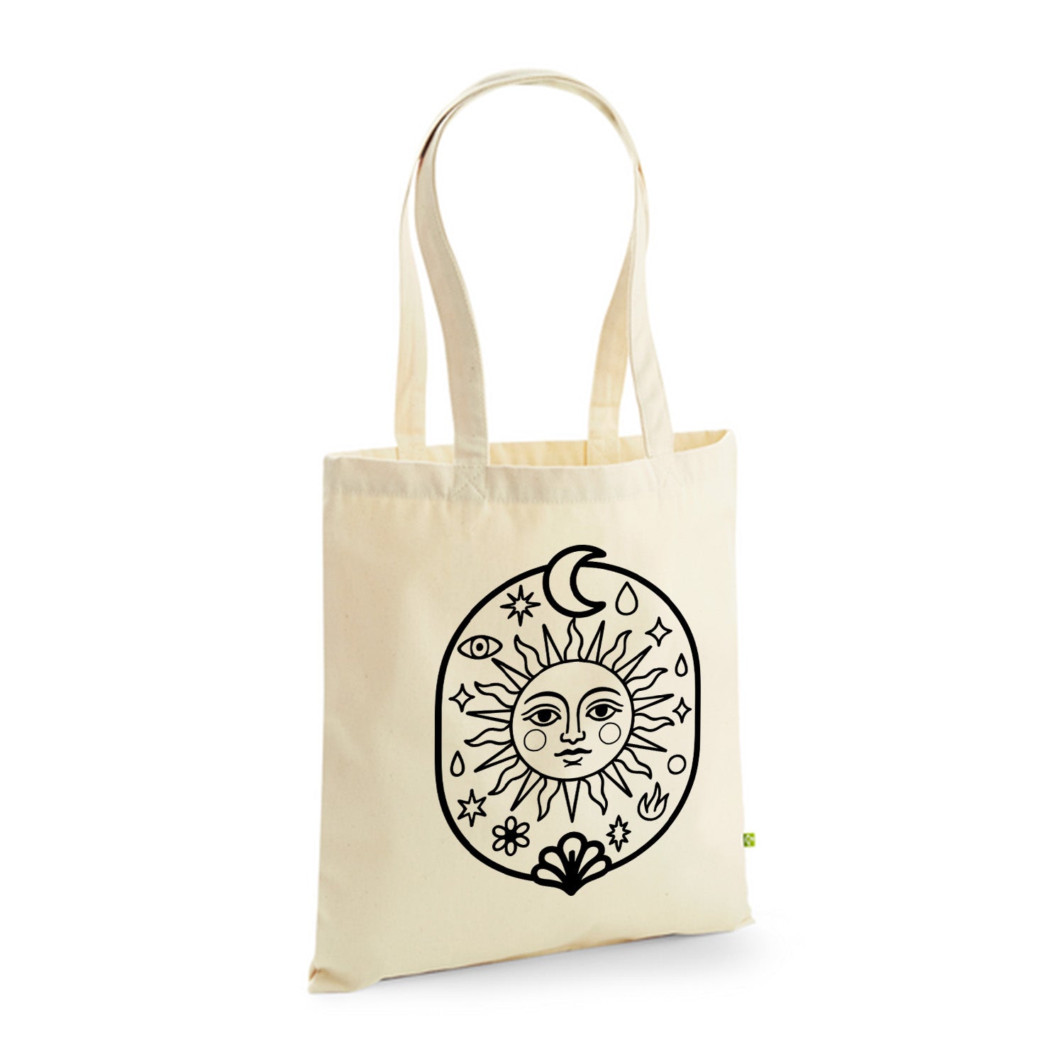 Soleil - Ma Carpette - Tote Bag en coton bio à piquer