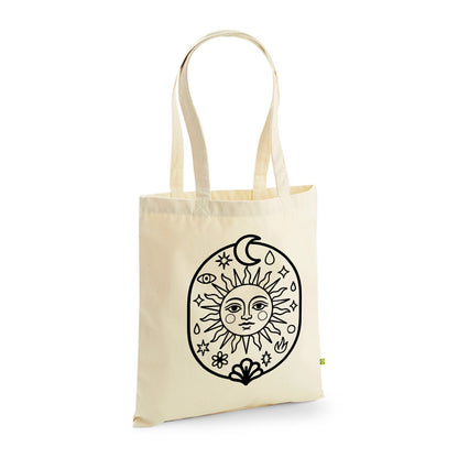 Soleil - Ma Carpette - Tote Bag en coton bio à piquer