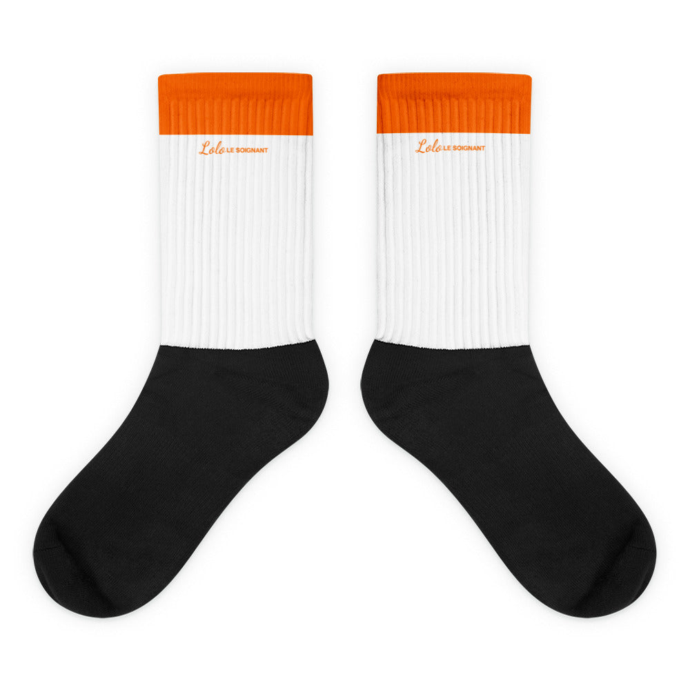 soyez-sympa-accident-vite-arrive-chaussettes-personnalise-face-lolo-le-soignant