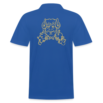 Halles Mazuc - Polo Homme - Coeur &amp; dos - bleu royal