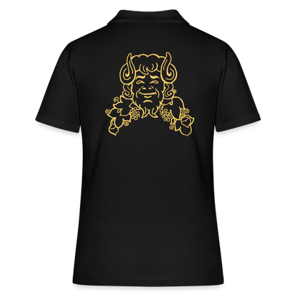 Halles Mazuc - Polo Femme - Coeur et Dos - noir