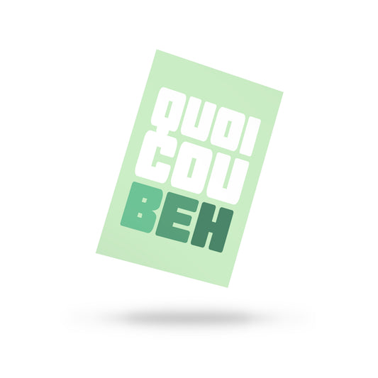 Quoicoubeh - Carte postale standard