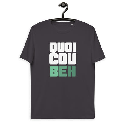Quoicoubeh - T-shirt unisexe en coton biologique