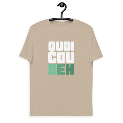 Quoicoubeh - T-shirt unisexe en coton biologique