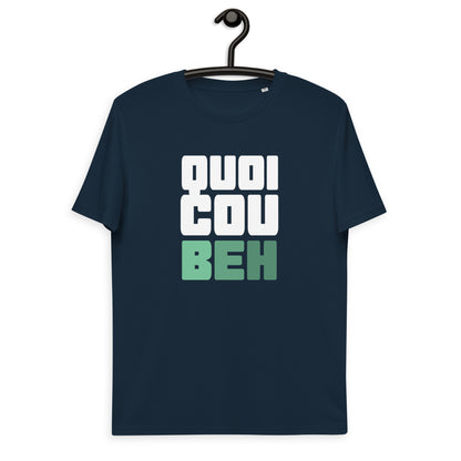 Quoicoubeh - T-shirt unisexe en coton biologique
