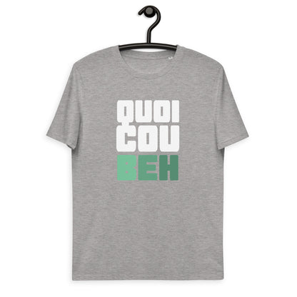 Quoicoubeh - T-shirt unisexe en coton biologique