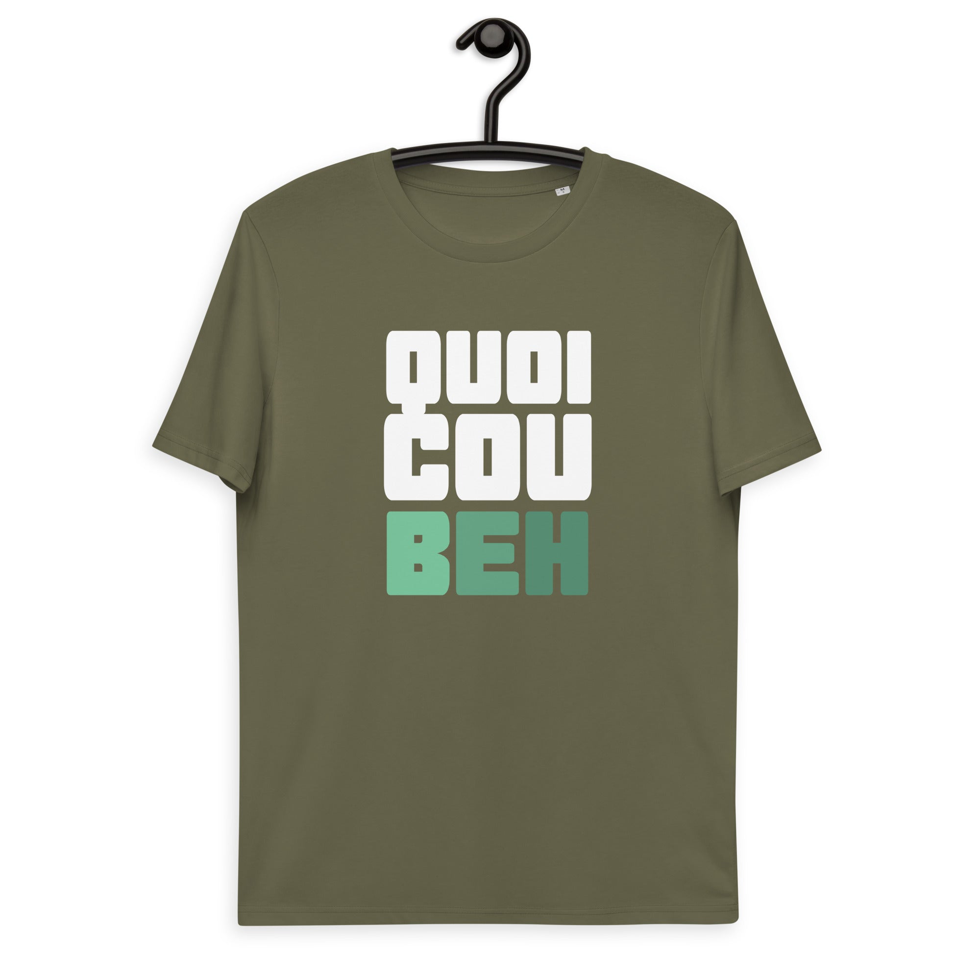 Quoicoubeh - T-shirt unisexe en coton biologique