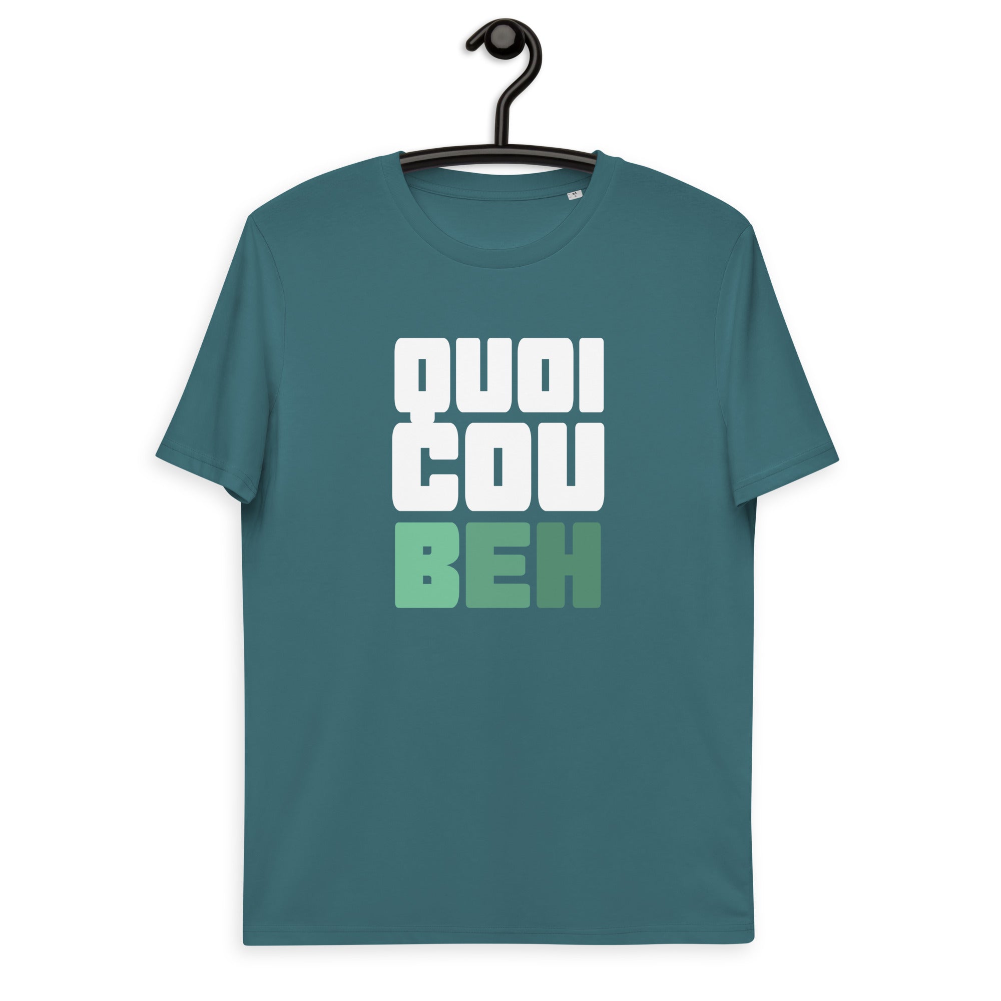 Quoicoubeh - T-shirt unisexe en coton biologique