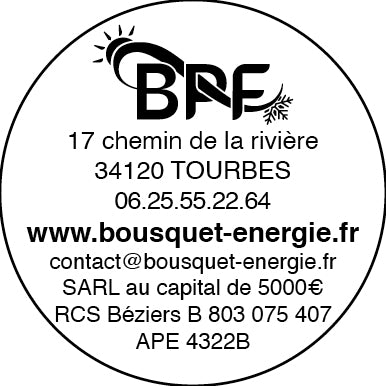 Tampon 49mm rond - BPF