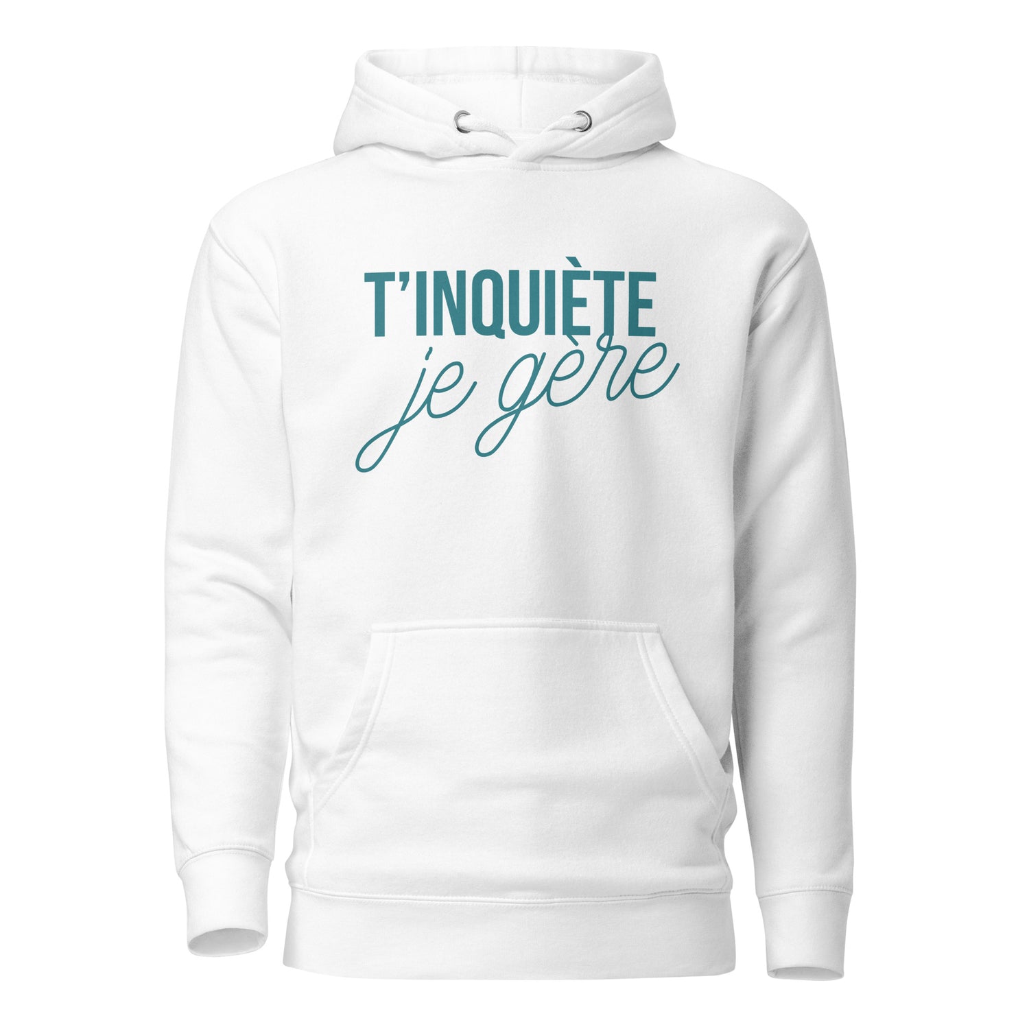 tinquiete-je-gere-sweat-capuche-personnalise-blanc-bleu