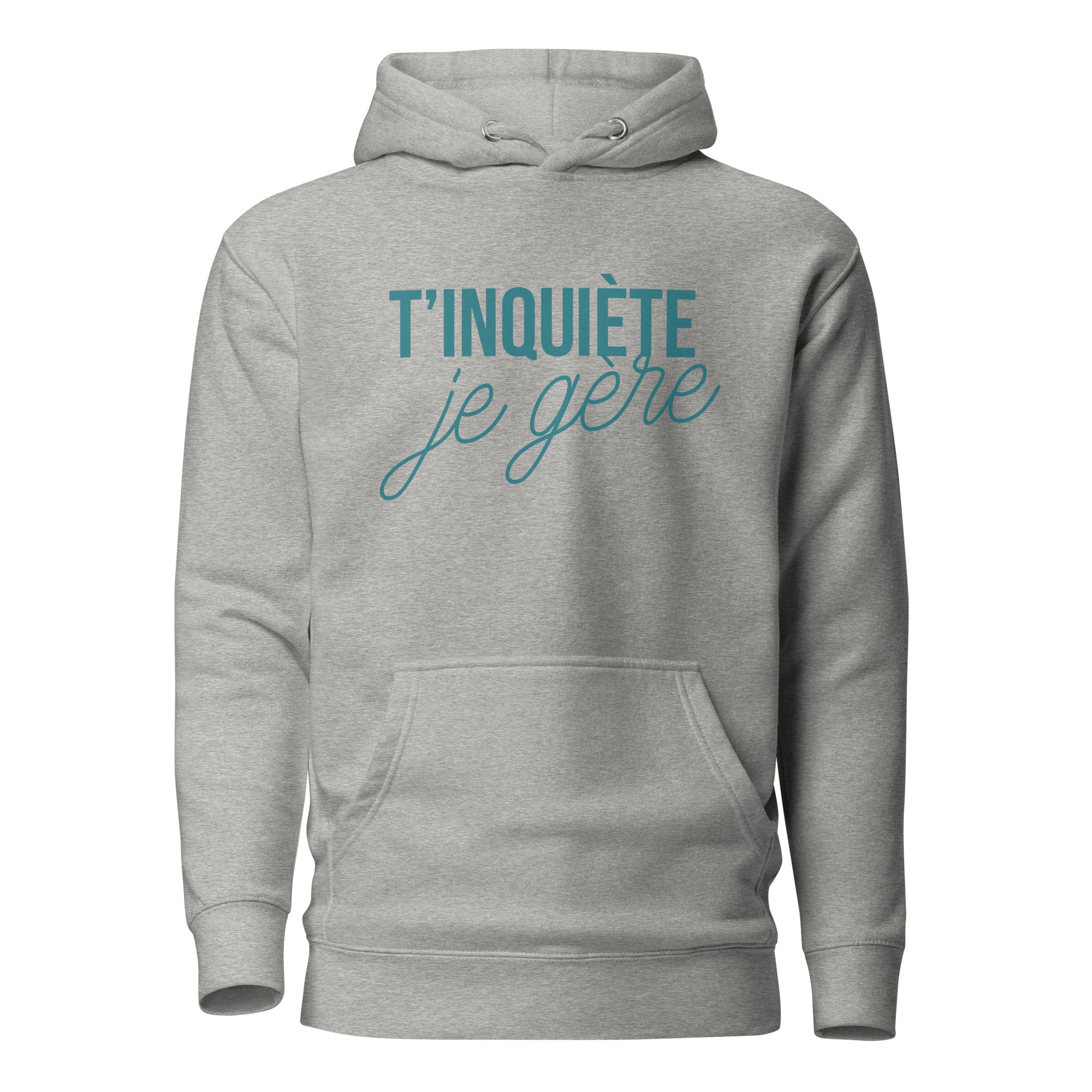 tinquiete-je-gere-sweat-capuche-personnalise-gris-bleu