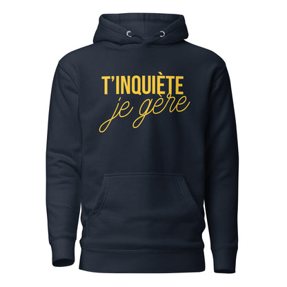 tinquiete-je-gere-sweat-capuche-personnalise-navy-jaune