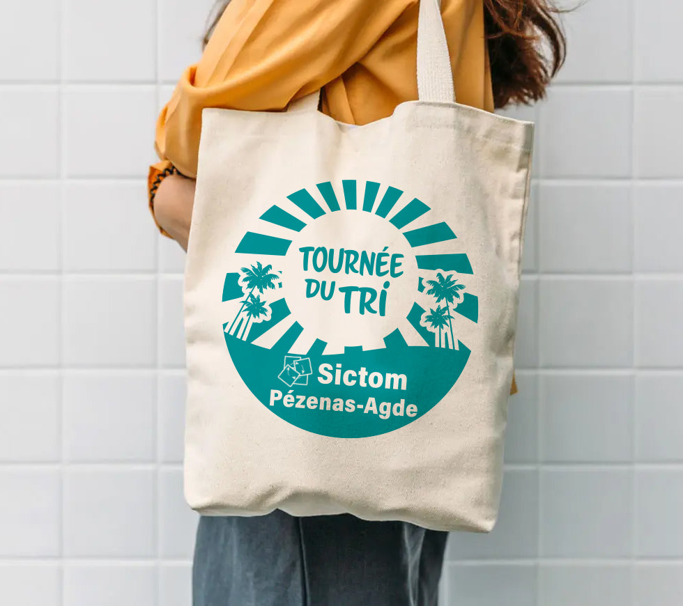 Sictom été - Tote bag sérigraphie 1 couleur