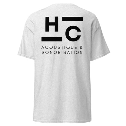 HC Acoustique - T-shirt classique unisexe - Imp. cœur et dos
