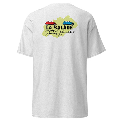 La Balade des Deuchs Heureuses - T-shirt classique unisexe - Coeur et dos