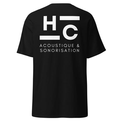 HC Acoustique - T-shirt classique unisexe - Imp. cœur et dos