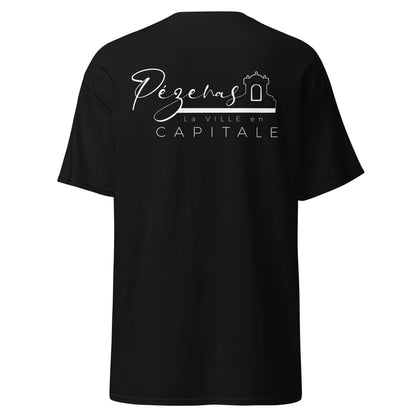 Mairie de Pézenas - T-shirt classique unisexe - Imp. cœur et dos