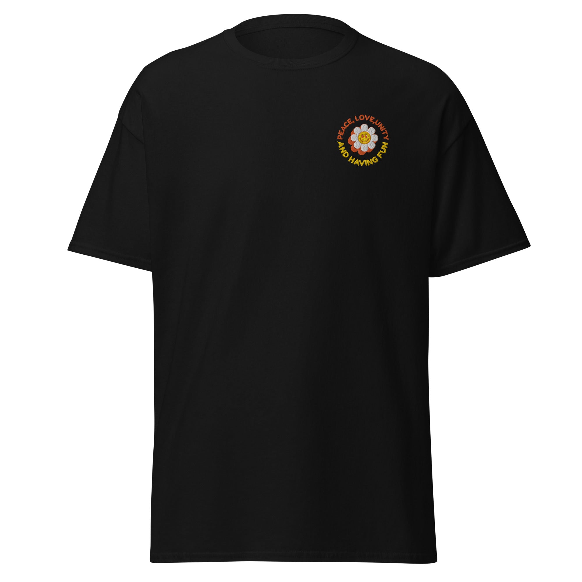 Peace Love Unity - T-shirt classique unisexe - Brodé