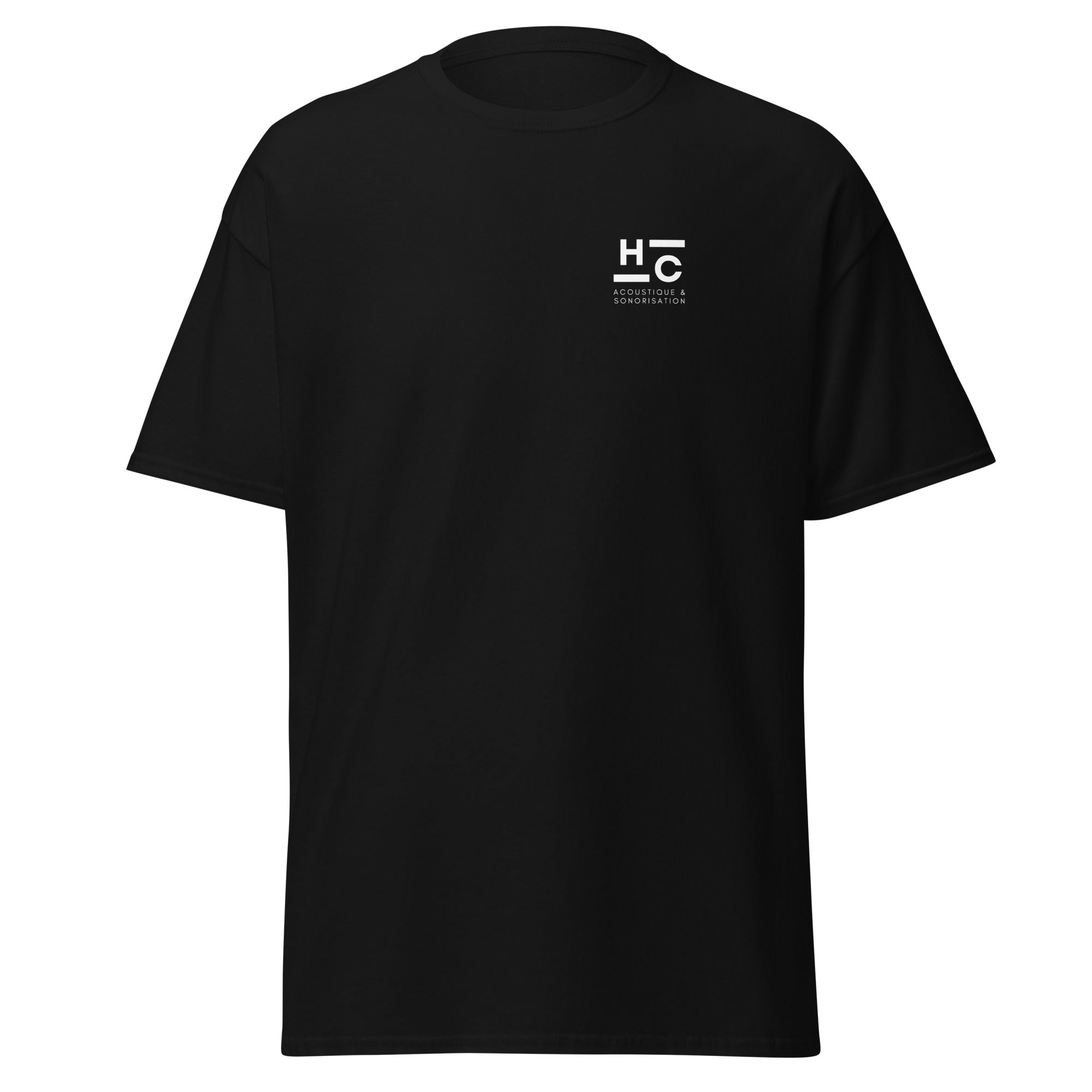HC Acoustique - T-shirt classique unisexe - Imp. cœur et dos