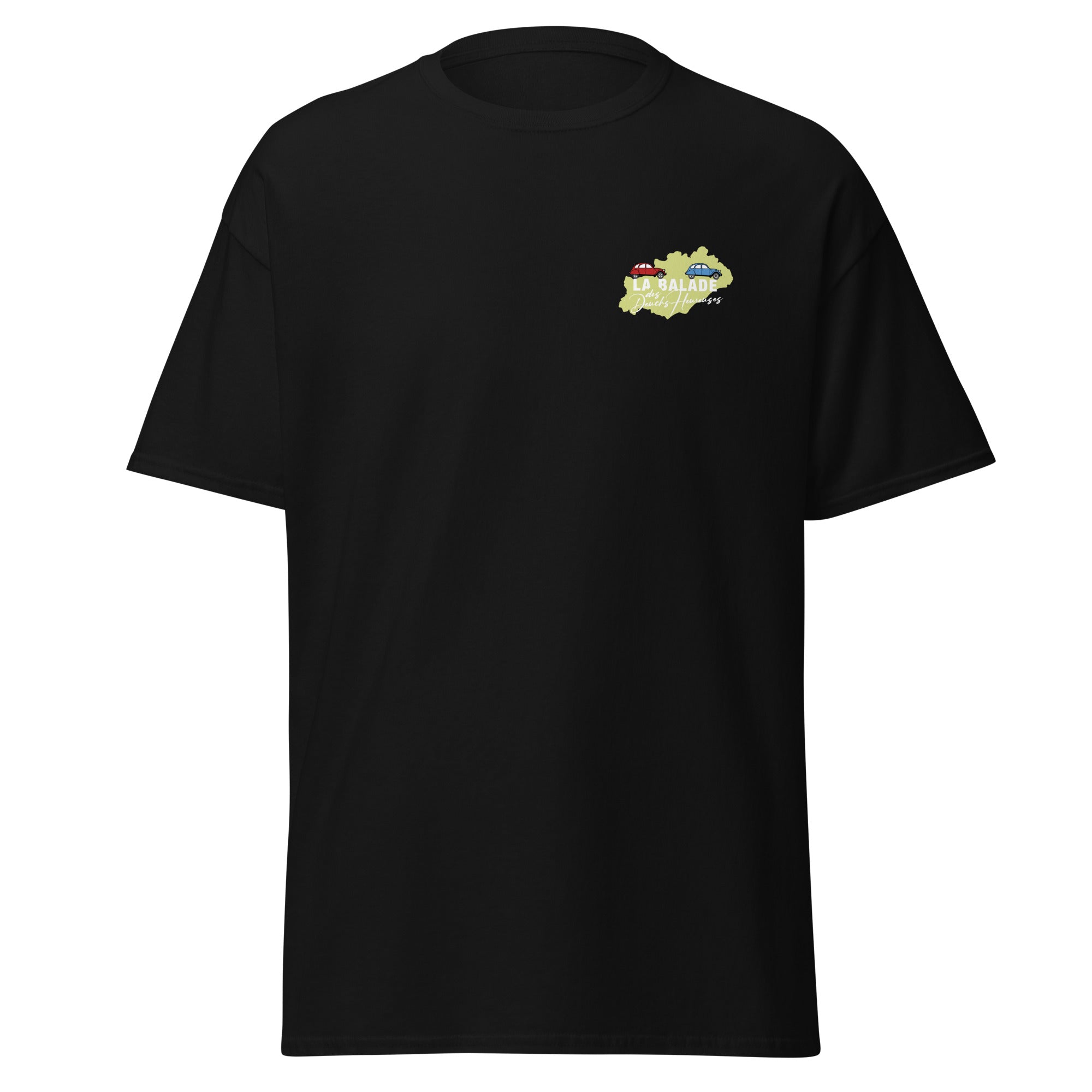 La Balade des Deuchs Heureuses - T-shirt classique unisexe - Coeur et dos