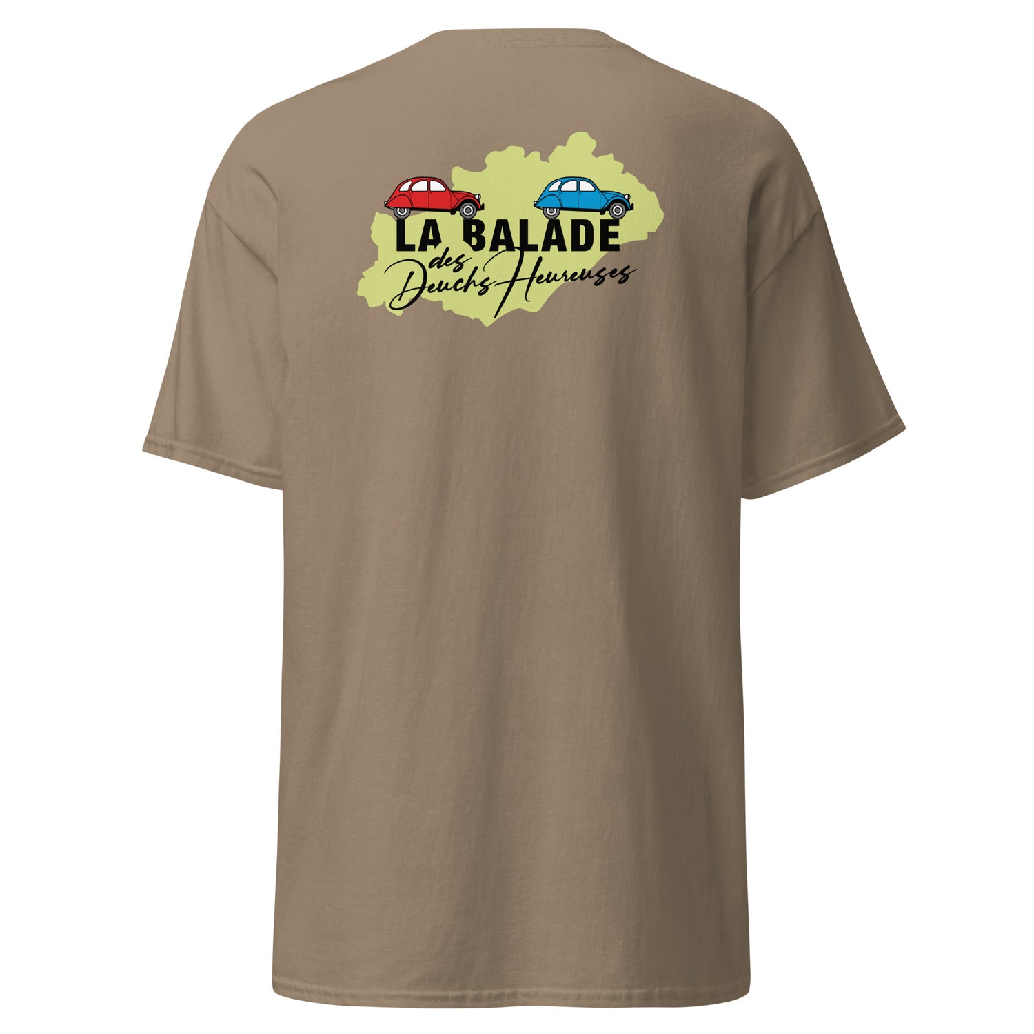 La Balade des Deuchs Heureuses - T-shirt classique unisexe - Coeur et dos