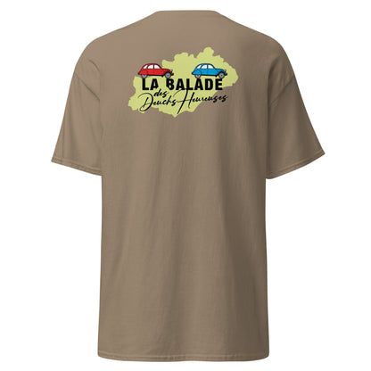 La Balade des Deuchs Heureuses - T-shirt classique unisexe - Coeur et dos