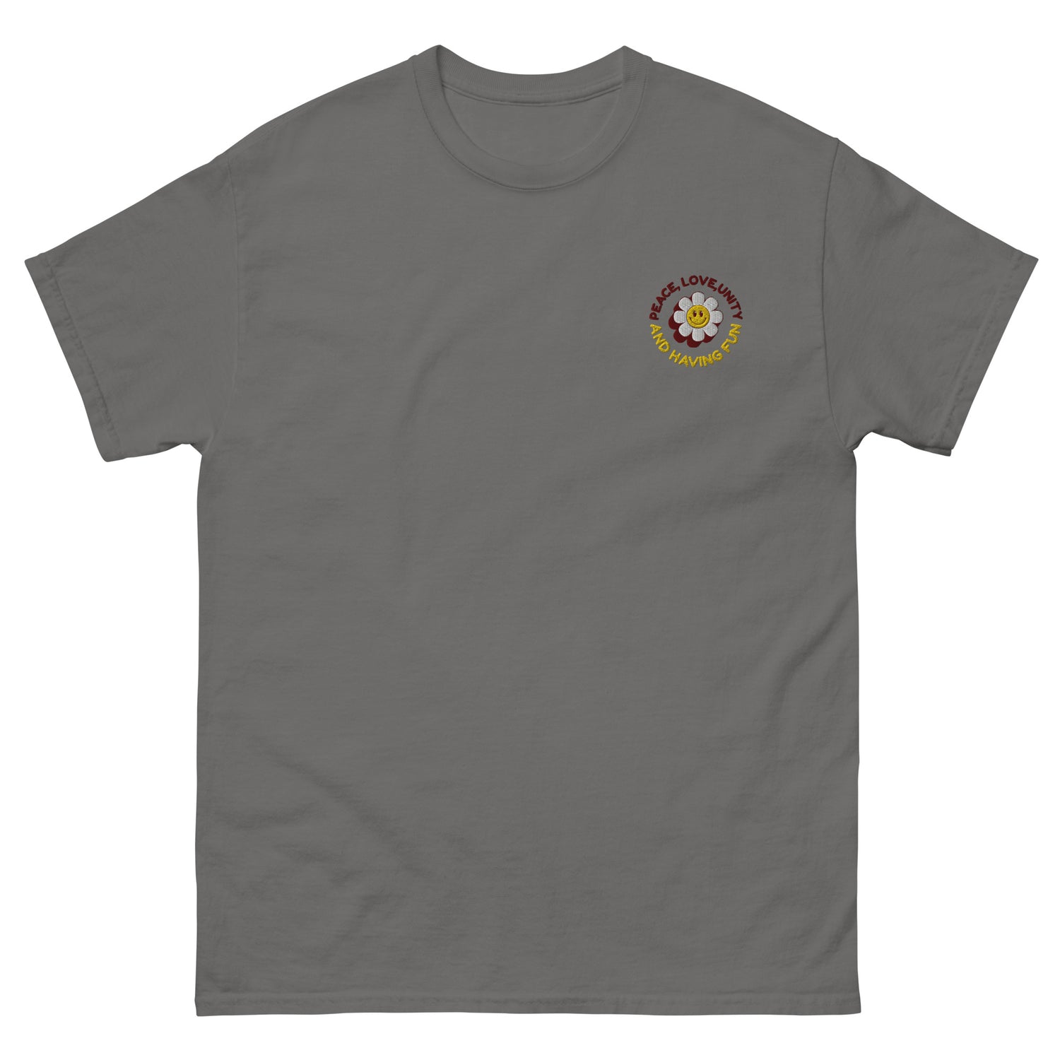 Peace Love Unity - T-shirt classique unisexe - Brodé