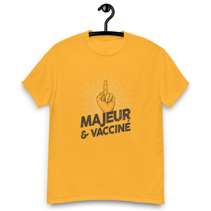 Majeur et vacciné - T-shirt classique unisexe