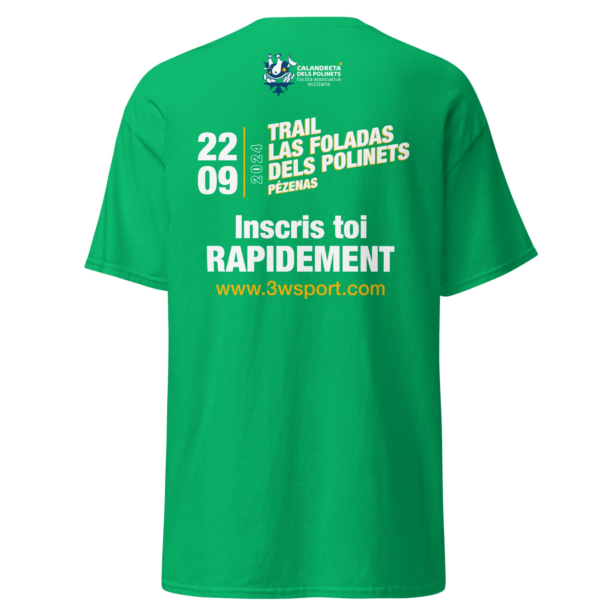 Trail Calandreta - T-shirt classique unisexe - Face et dos