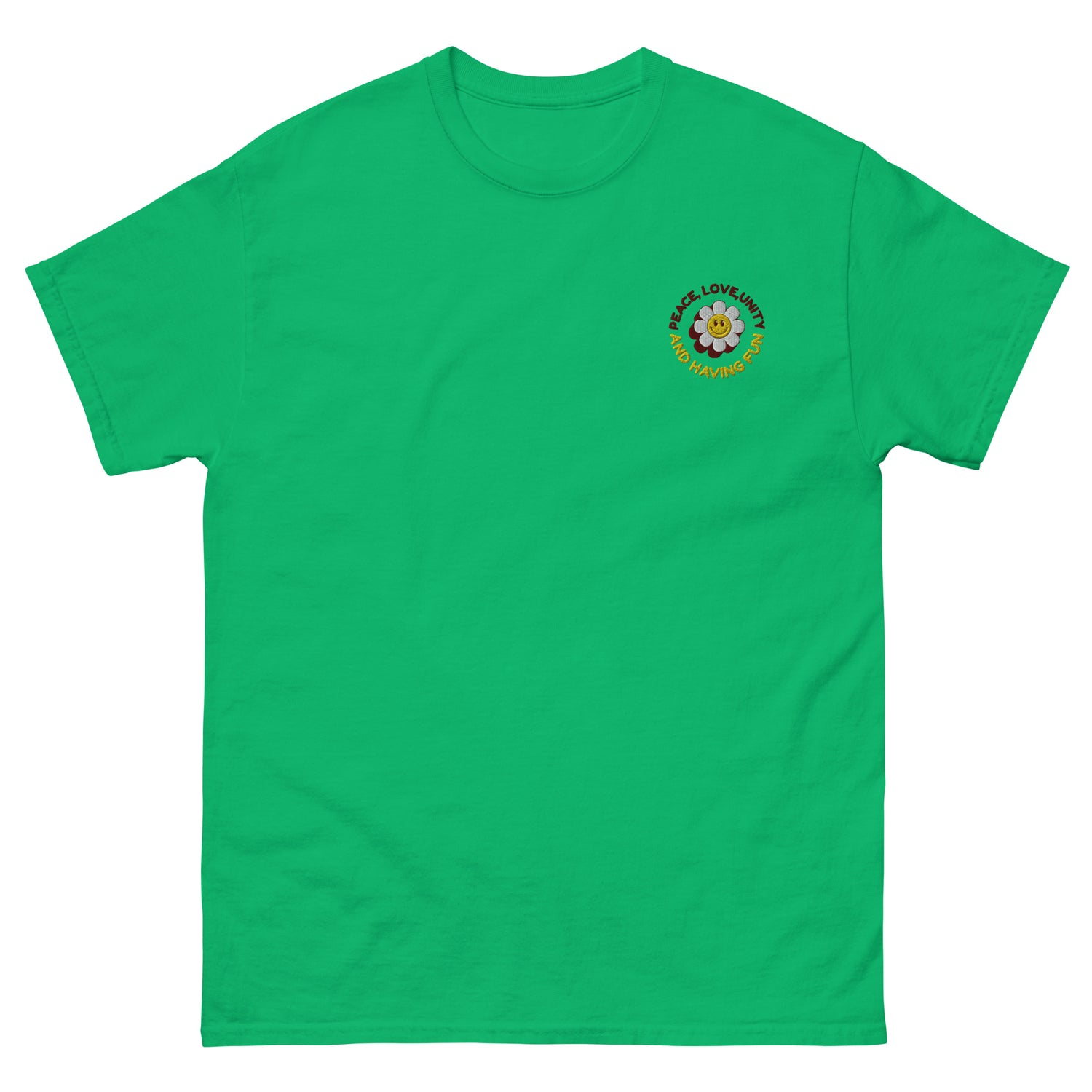 Peace Love Unity - T-shirt classique unisexe - Brodé