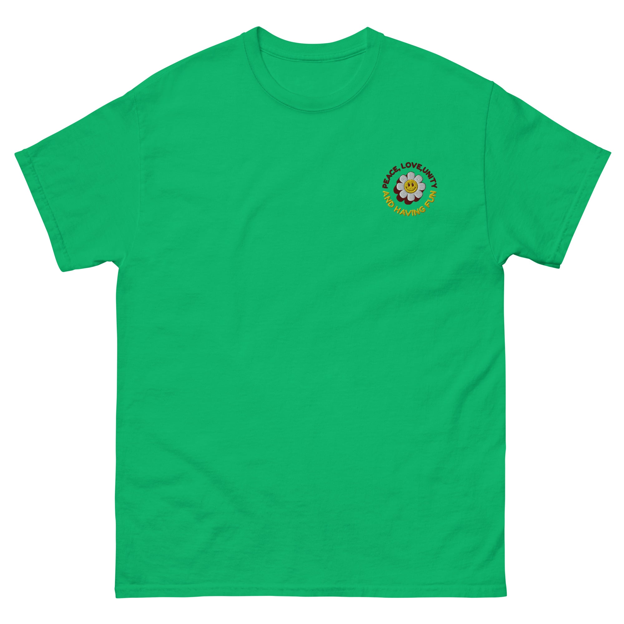 Peace Love Unity - T-shirt classique unisexe - Brodé