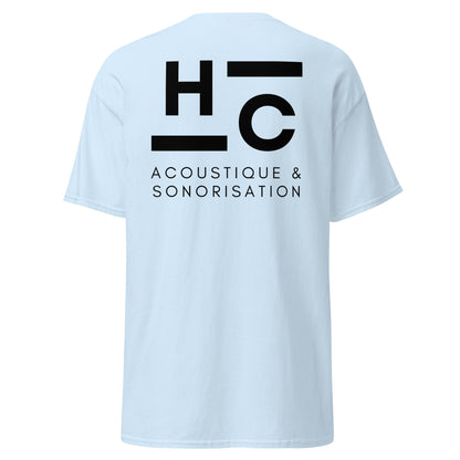 HC Acoustique - T-shirt classique unisexe - Imp. cœur et dos