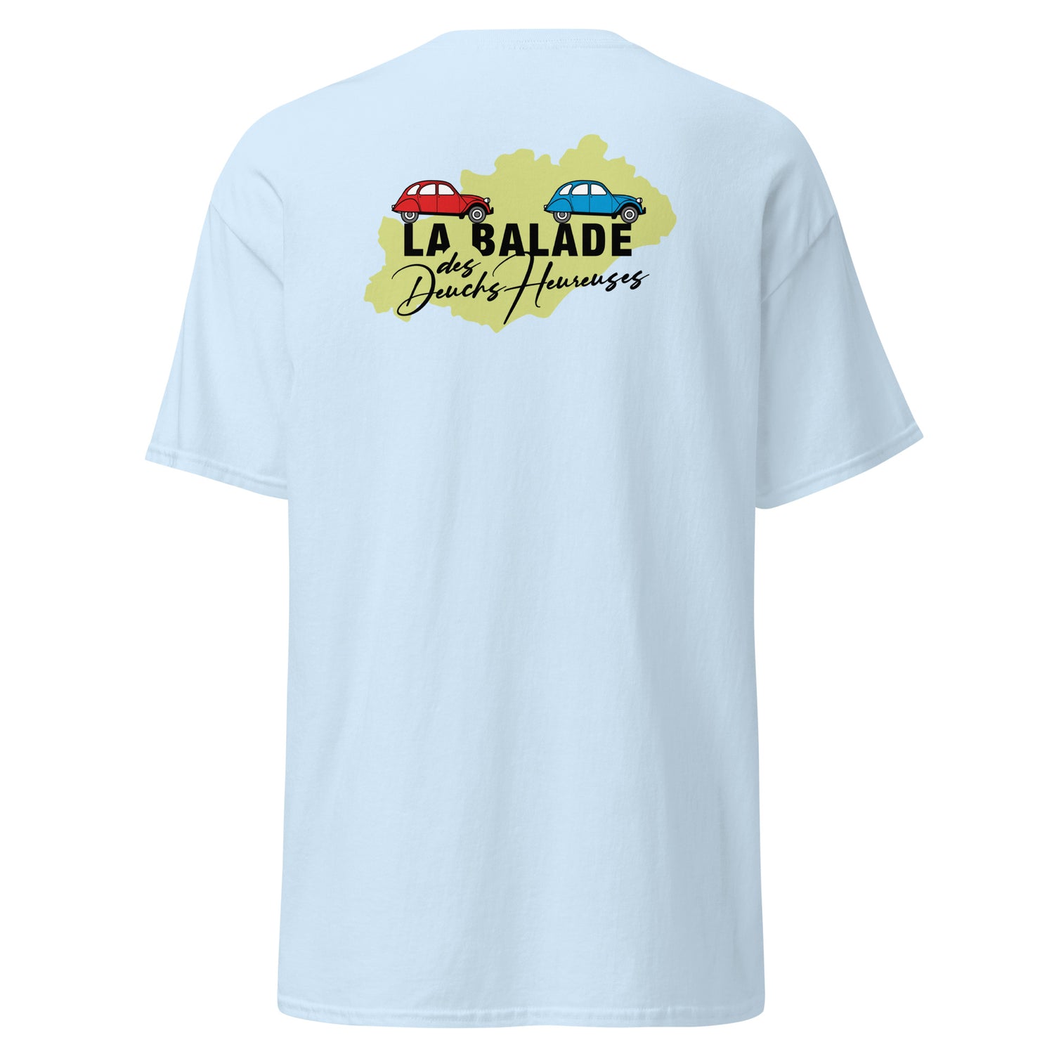 La Balade des Deuchs Heureuses - T-shirt classique unisexe - Coeur et dos