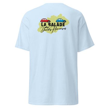 La Balade des Deuchs Heureuses - T-shirt classique unisexe - Coeur et dos
