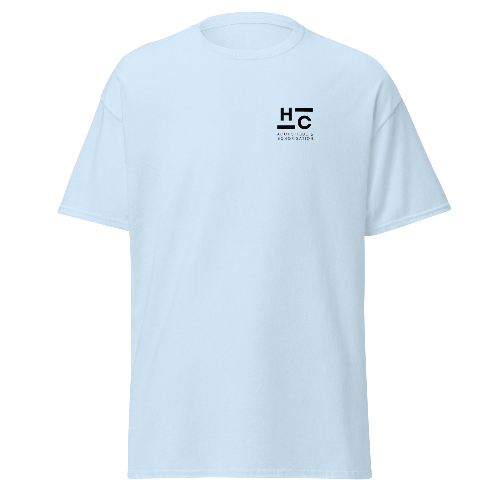 HC Acoustique - T-shirt classique unisexe - Imp. cœur et dos